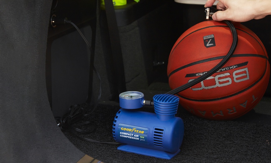 Image 3: Goodyear Car Tyre Air Compressor