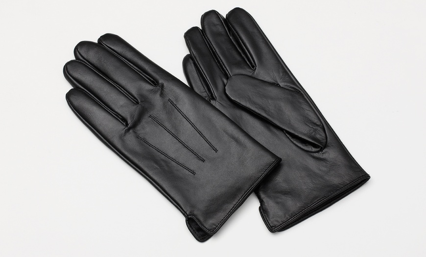 Image 2: Gants homme 100% cuir