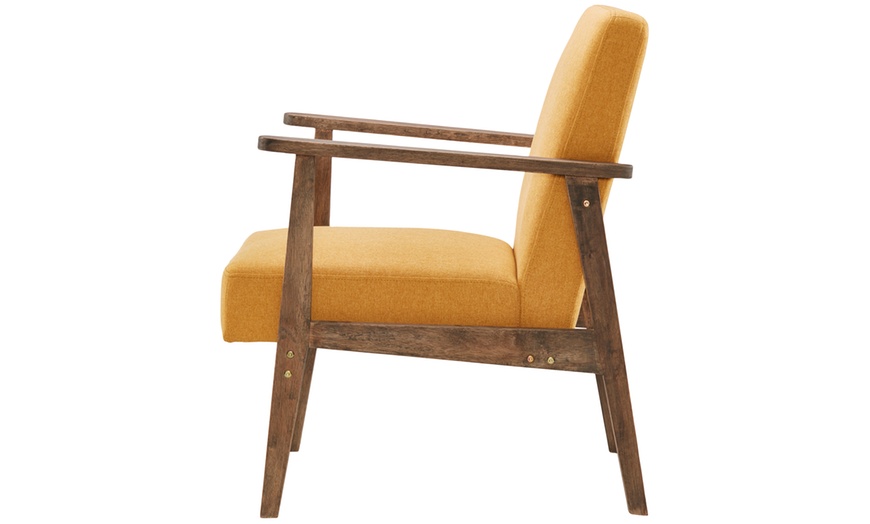 Image 7: Wooden Frame Armchair