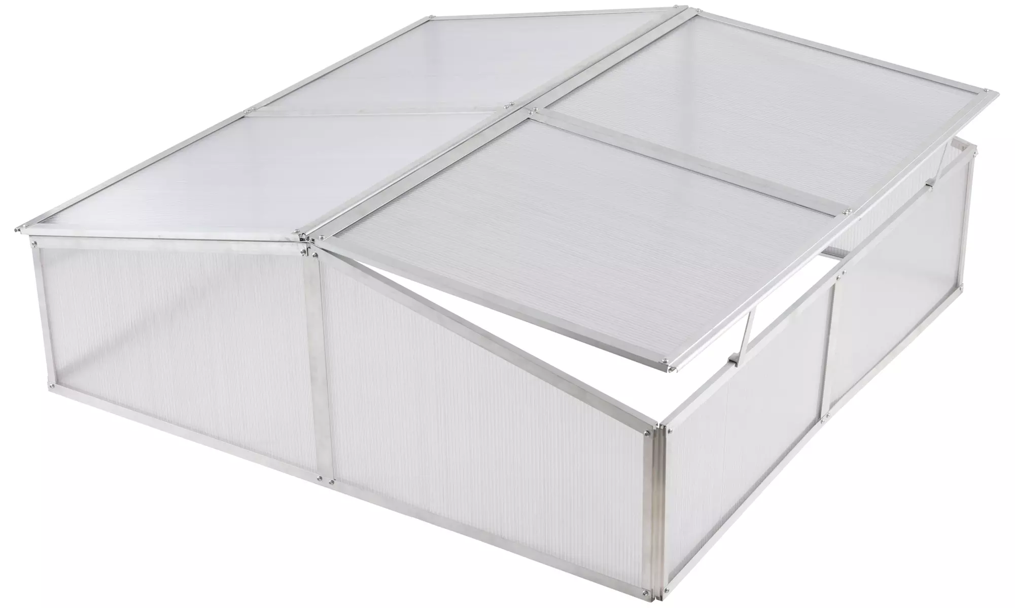 Garden Grow Aluminium Four-Vent Outdoor Cold Frame - Image 5