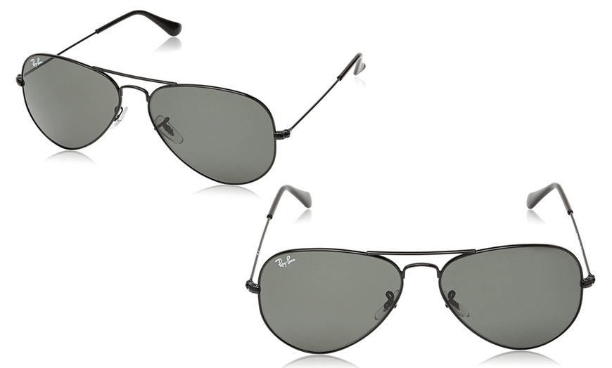 Image 7: Ray-Ban Aviator Sunglasses; selection of colours 