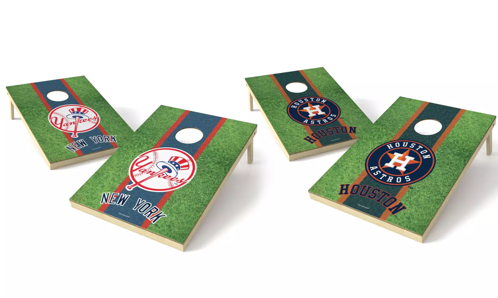 Wild Sales MLB Cornhole Tailgate Toss Game Set (10-Piece) - Primary Image