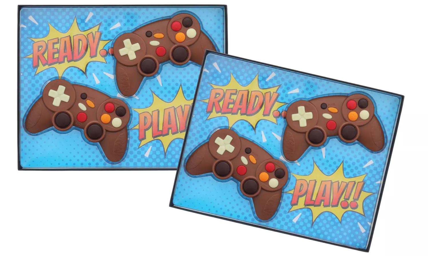 Lot de 4 manettes de jeux vidéo en chocolat - Primary Image