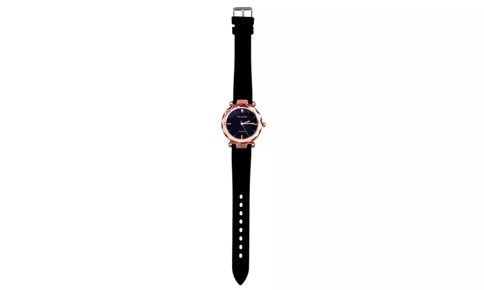 One, Two, or Three Glamorous Princess Crown Watches from Novadabs (Up to 87% Off) - Second Medium