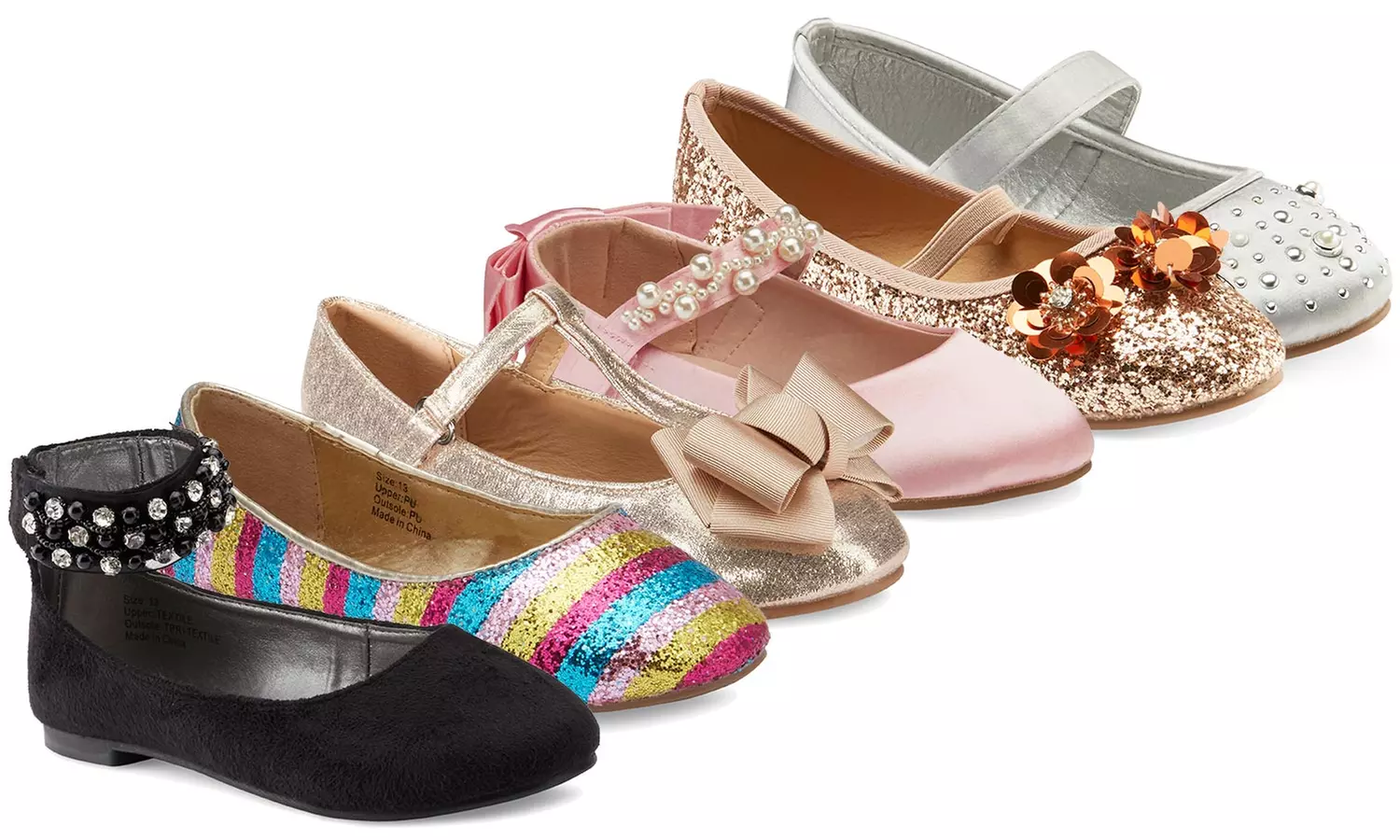 Olivia Miller Girls' Ballet Party Shoes - Primary Image