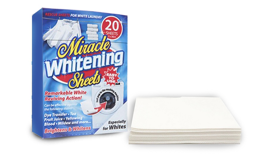 Image 1: White Clothes Laundry Sheets