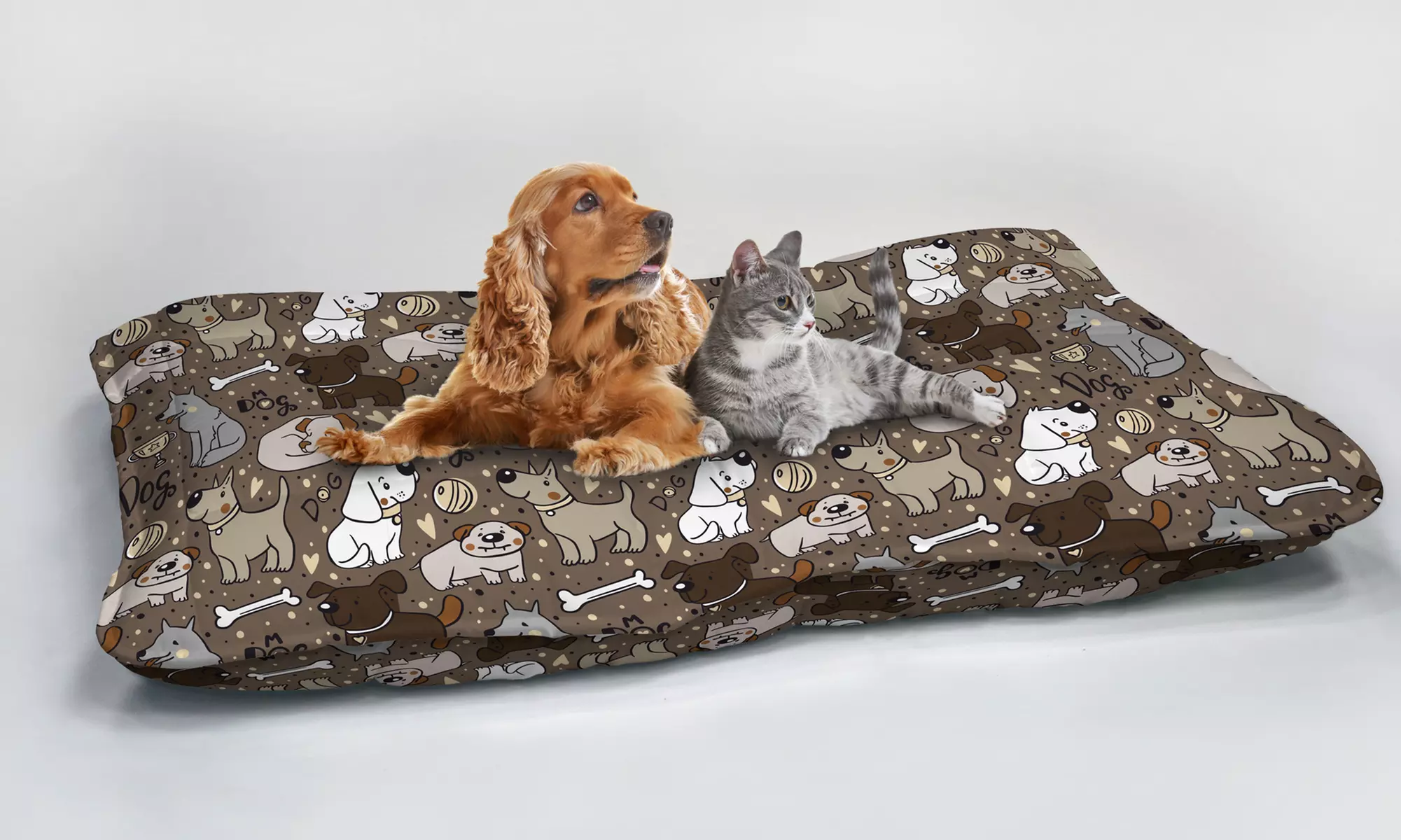 1, 2 o 3 almohadas estampadas para perros y gatos - Second Medium