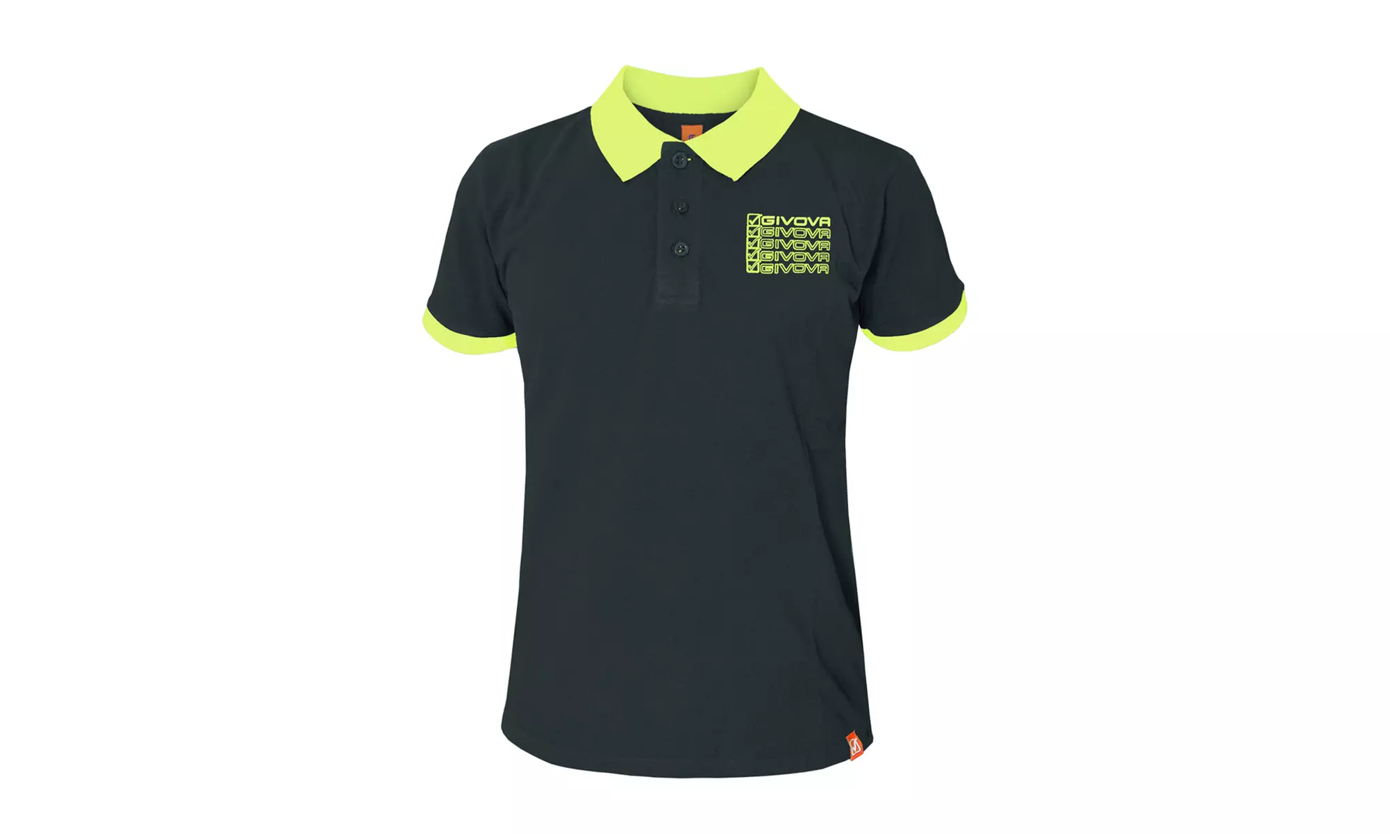 Polo uomo Givova cotone manica corta con bottoni 100% cotone