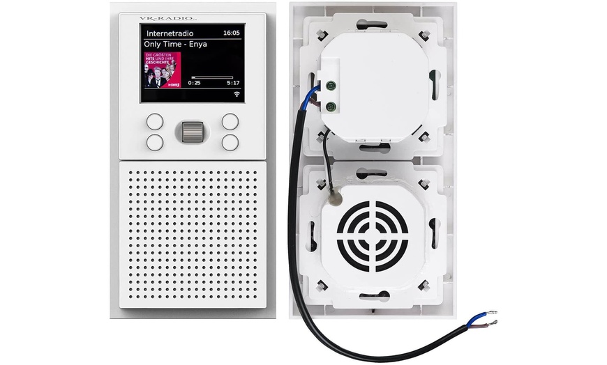 Image 2: VR Radio WLAN Flush-Mounted Radio with Bluetooth