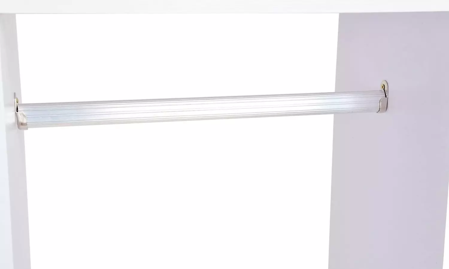 Homcom Open Wardrobe with Hanging Rail and Storage Shelves