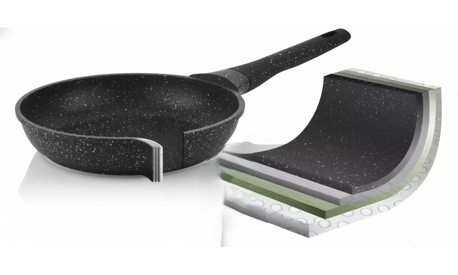 Juego de 21 piezas de batería de cocina antiadherente