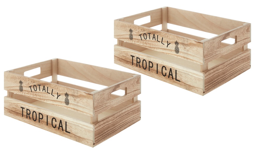 Image 5: Wooden Food Crate