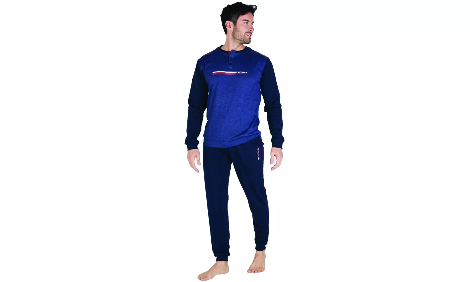 Tuta Homewear Givova da uomo in caldo cotone