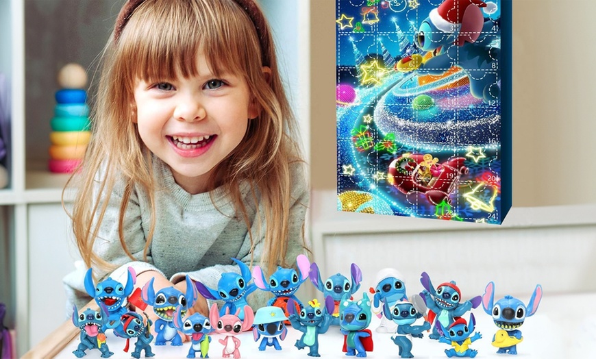 Image 1: Stitch Inspired Christmas Advent Calendar