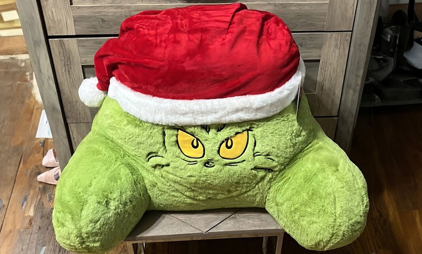 Image 2: Christmas Grinch Inspired Support Pillow