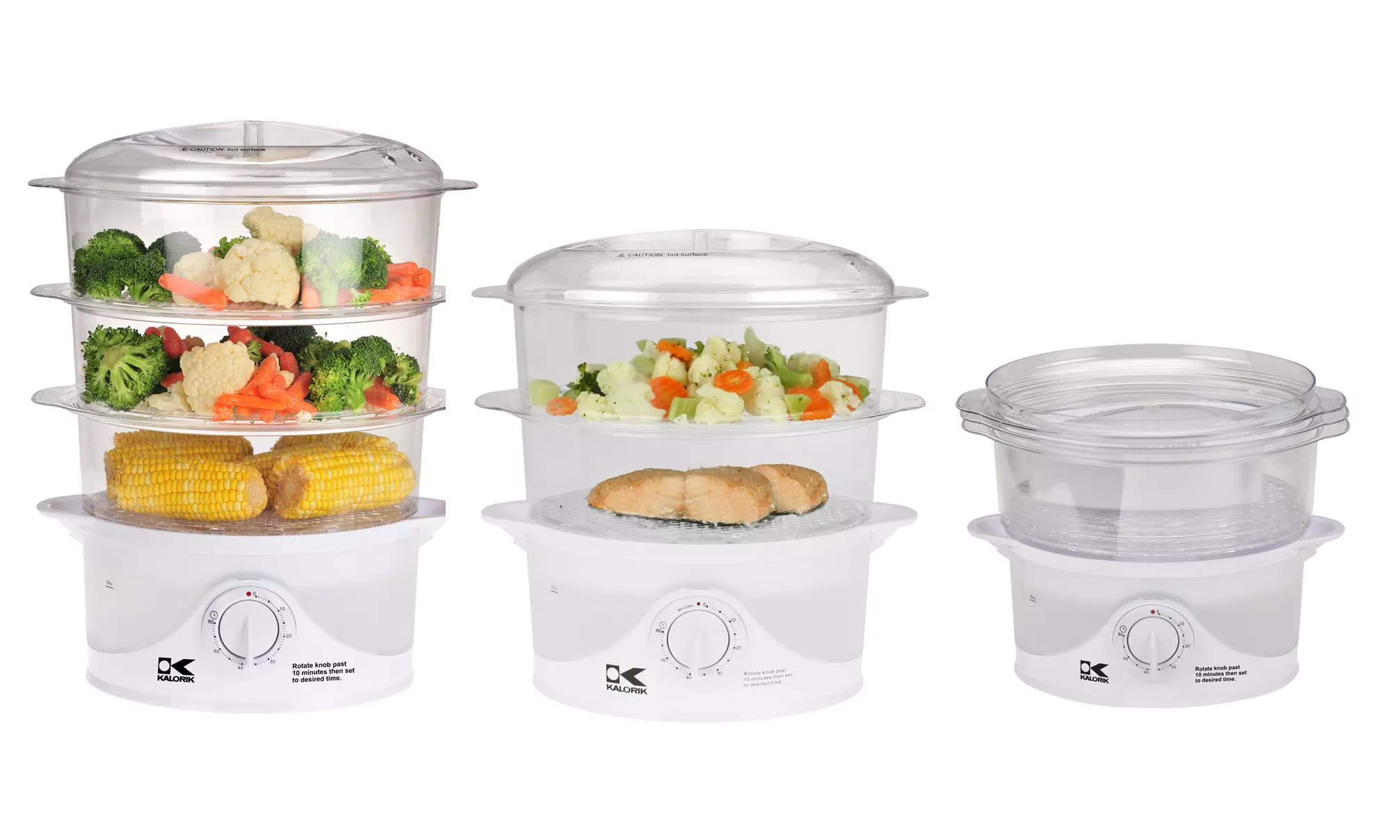 Kalorik 3-Tier Food Steamer - Primary Image