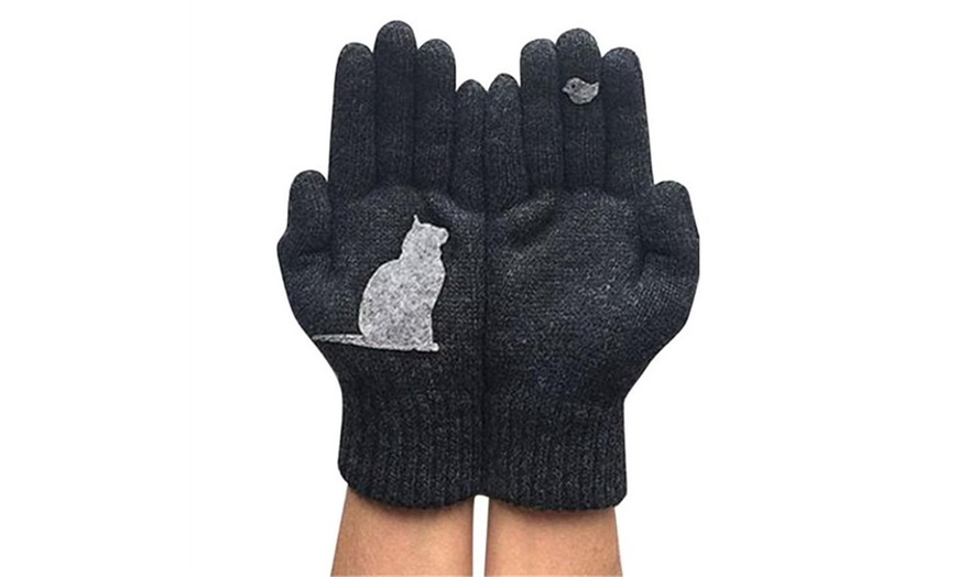 Image 5: Women's Cat Gloves