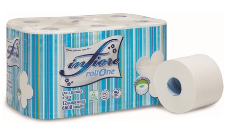 12 o 36 rotoli di carta igienica Infiore Celtex 100% pura cellulosa