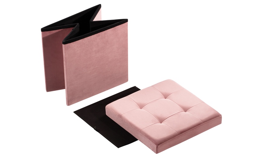 Image 16: Foldable Ottoman Storage Box