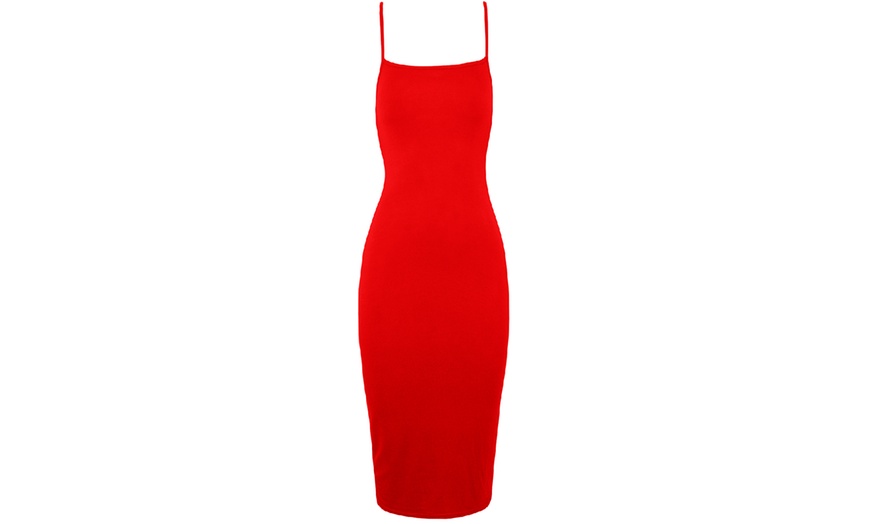 Image 6: Sleeveless Strappy Bodycon Dress