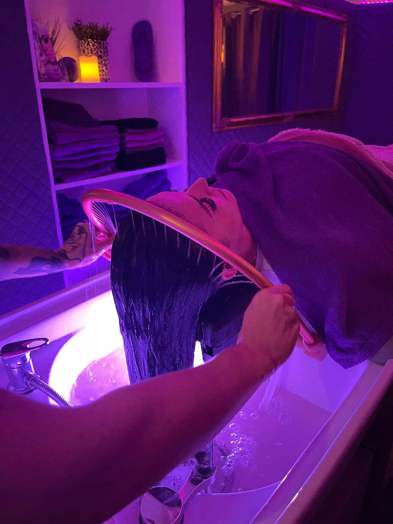 90 Minuten LUXURY HEAD SPA rainbow waterfall