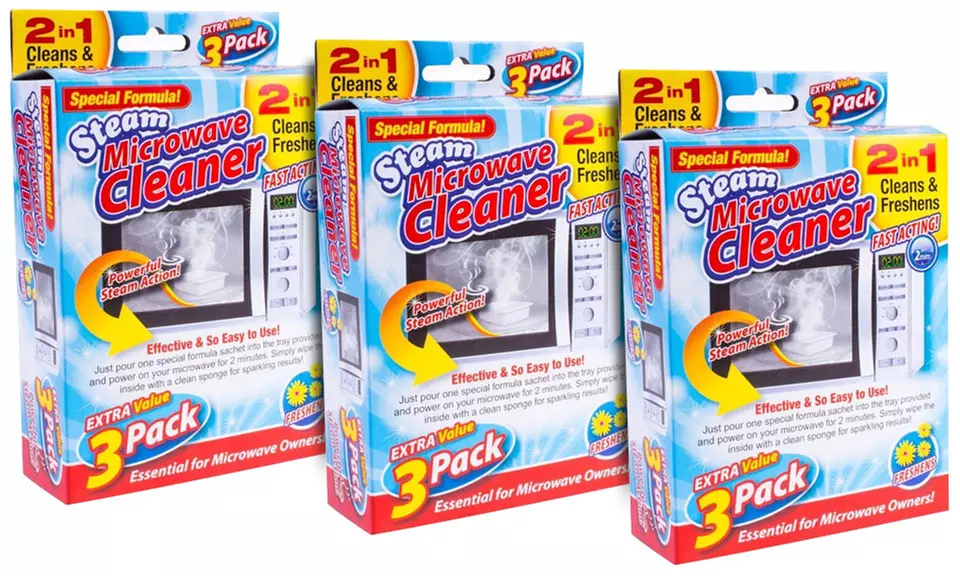 1, 2 ou 3 lots de 2 nettoyants micro-onde - Primary Image