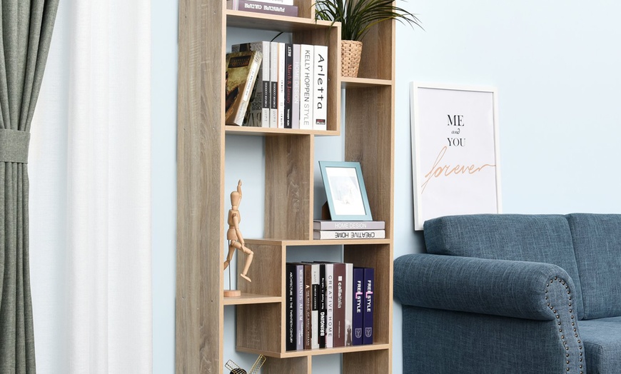 Image 17: HomCom Bookcase