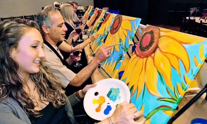 Painting Class for One or Two at Painting & Vino-Los Angeles (Up to 46% Off)  - Primary Image