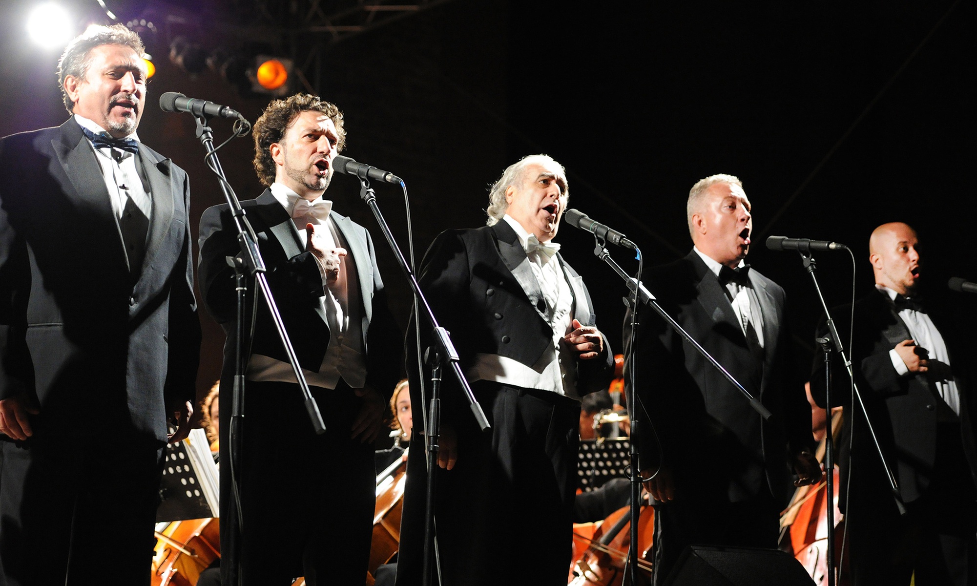 Ticket für "Die Nacht der 5 Tenöre" in über 15 Städten von Dez. - Jan.