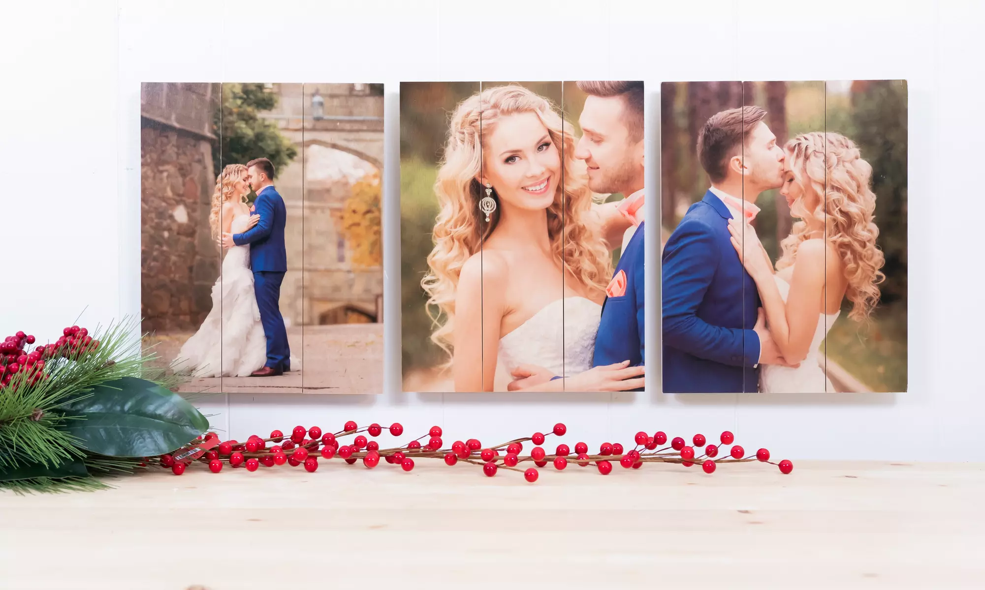 Sets of Three Personalized Wood Photo Pallets or Prints from Picture It Custom (Up to 58% Off) - Primary Image