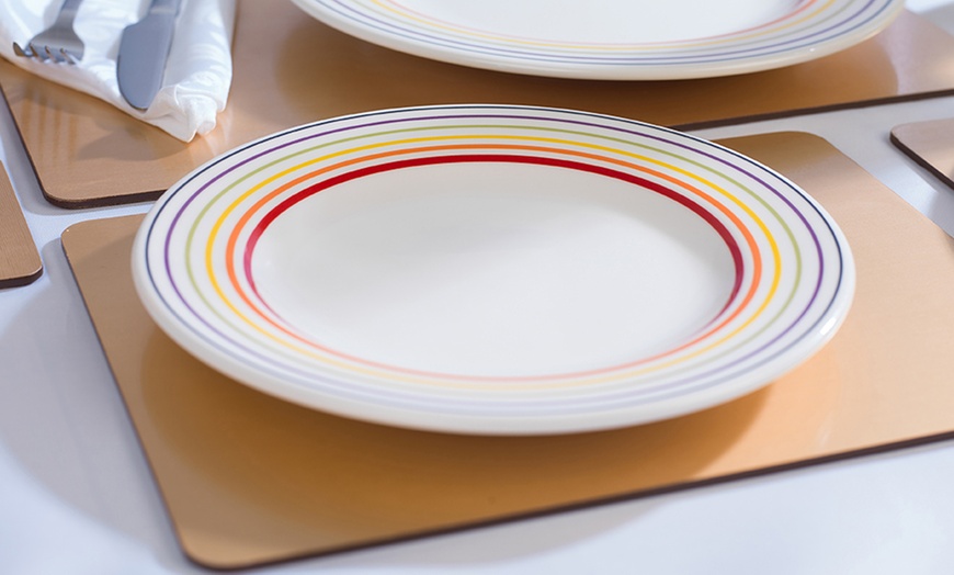 Image 13: Multi-Coloured Dinner Plates