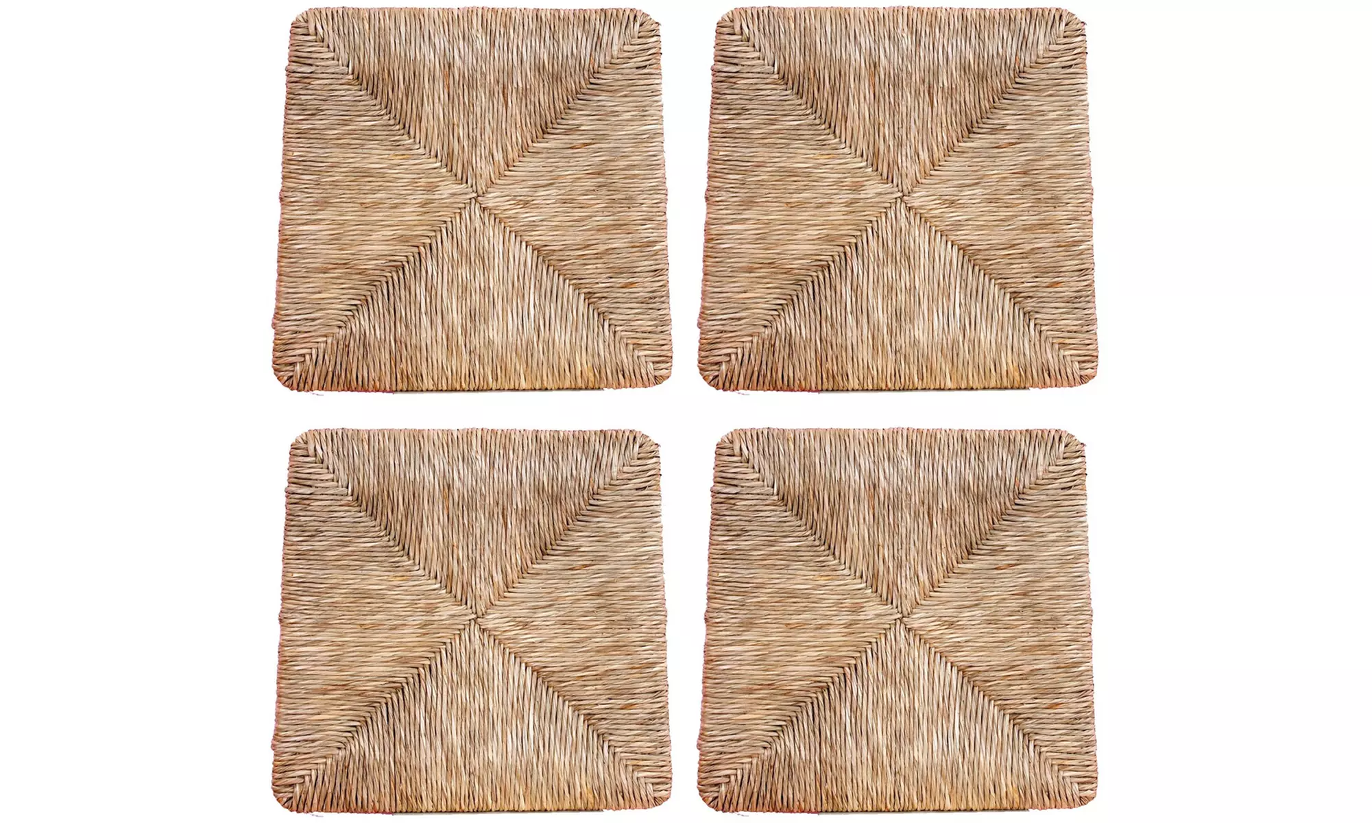 2 o 4 asientos de repuesto de paja natural para silla