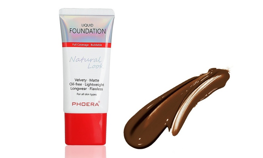 Image 13: Phoera Velvety Matte Lightweight Liquid Foundation