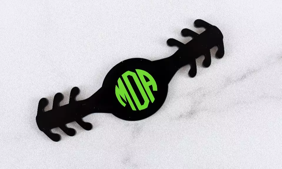 Personalized Monogram Ear Saver Face Mask Clips from VioletFox (Up to 52% Off). Three Options Available. - Second Medium