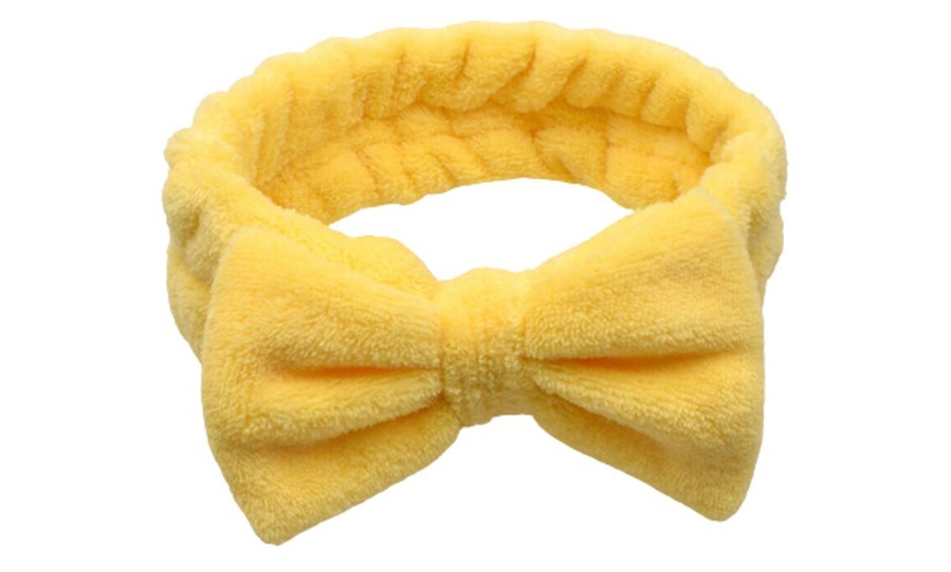 Image 6: Bow Plush Headband