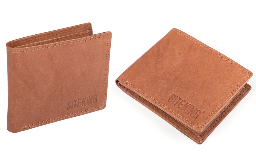 Image 5: Site King RFID Leather Wallet