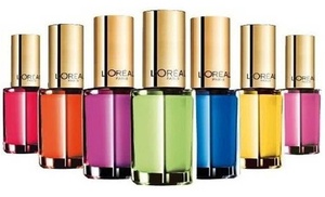 Four L'Oreal Color Riche Gel-Based Nail Polishes