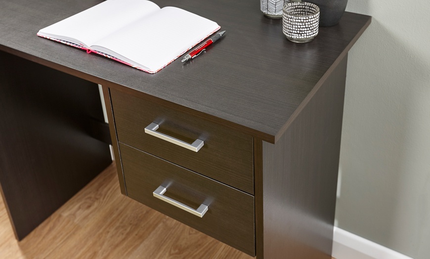 Image 6: Simple Two-Drawer Desk