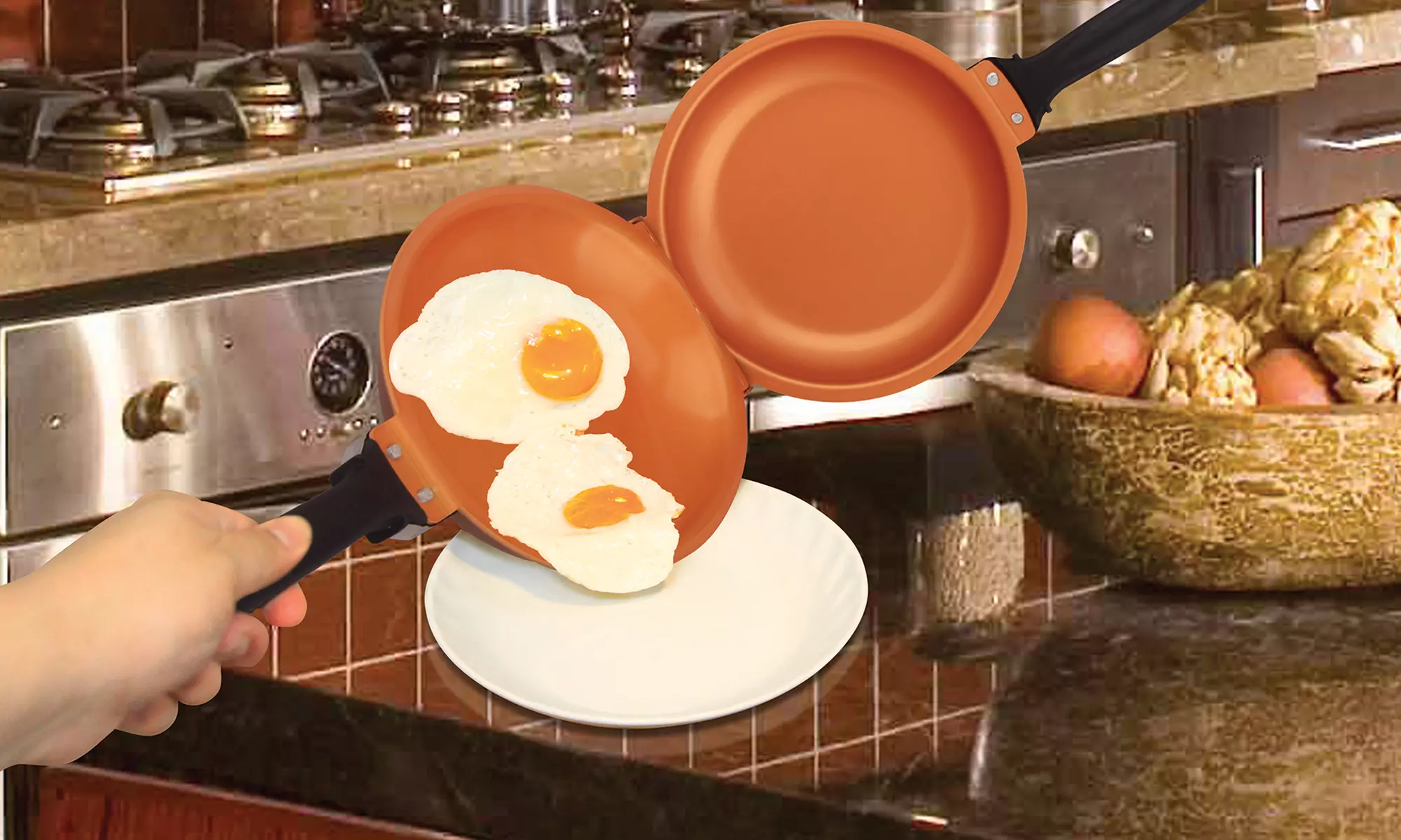 Copper Flip Pancake Pan - Second Medium