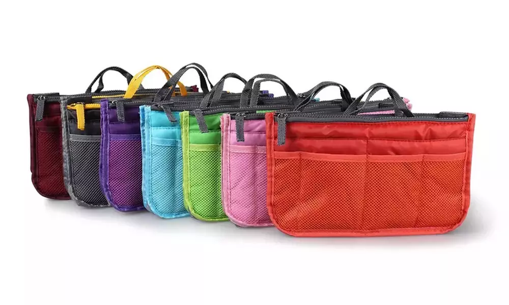 1 o 2 borse organizer da viaggio per cosmetici