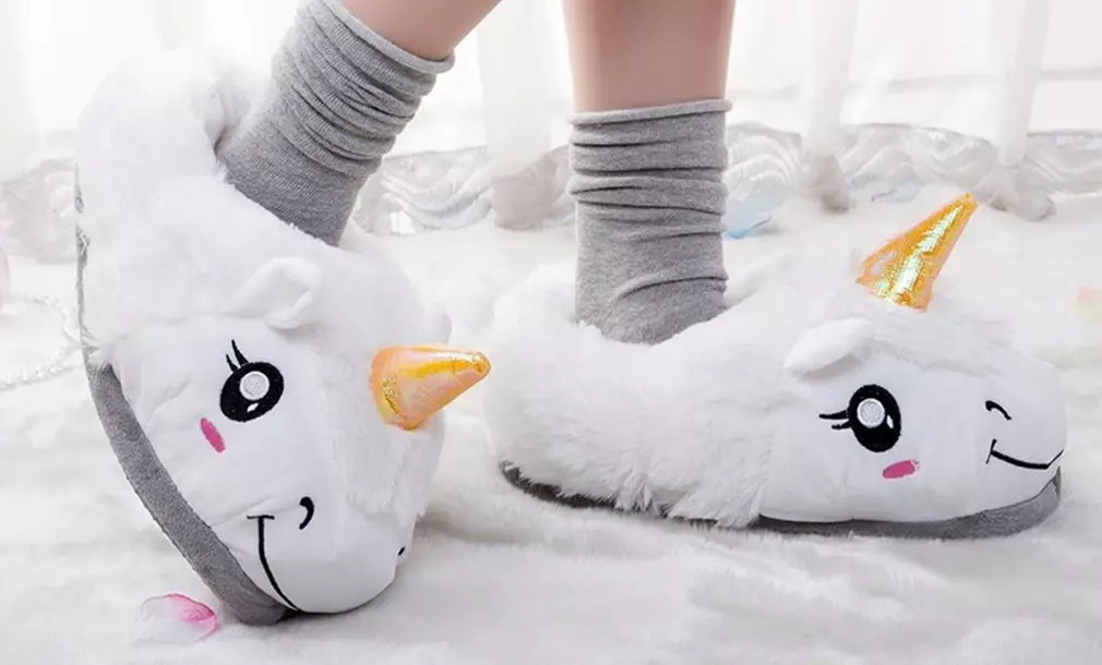 Damen Einhorn Hausschuhe in der Farbe nach Wahl - Primary Image