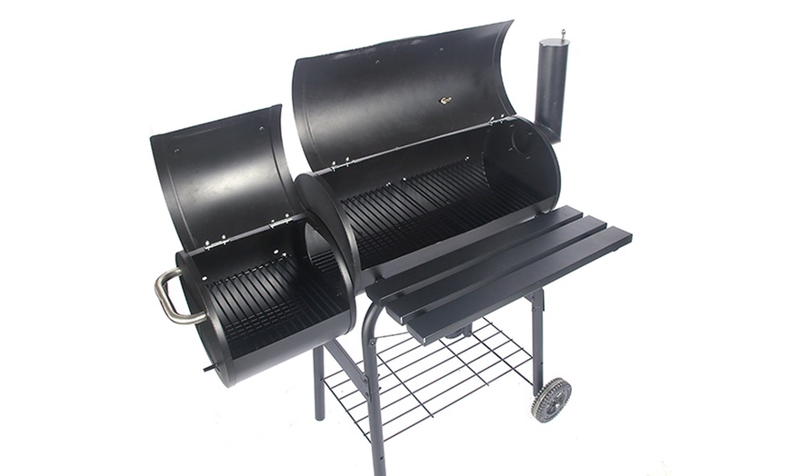 Image 7: Charcoal Smoker and Grill Barbeque 