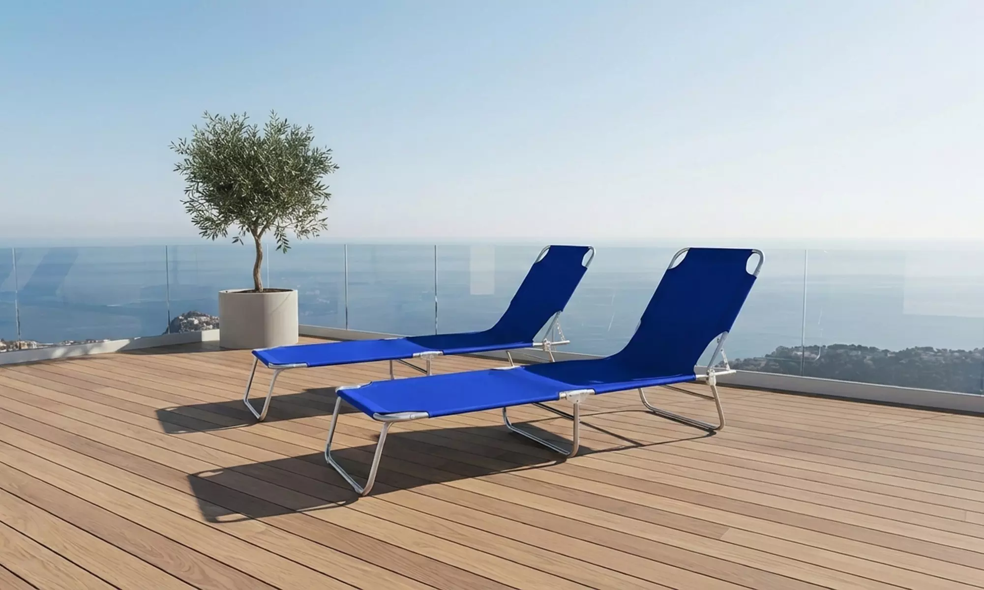 Coppia di lettini prendisole Valparaiso