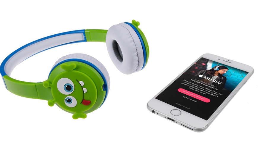 Image 6: Kids' Bluetooth On-Ear Headphones