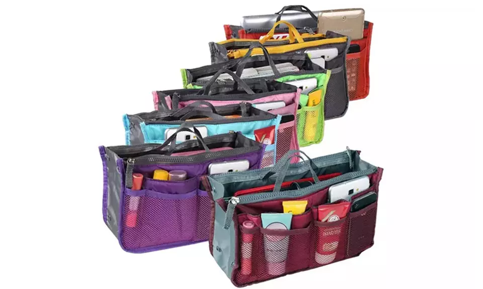 1 o 2 borse organizer da viaggio per cosmetici