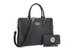 MK Belted Collection Briefcase Handbag with Matching Wallet - Second Medium