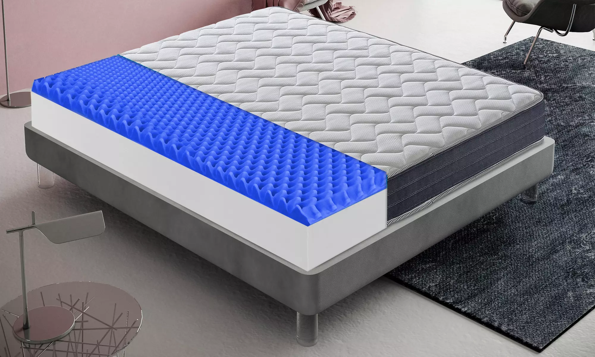 Matelas à mémoire de forme et 11 zones, livraison offerte - Primary Image