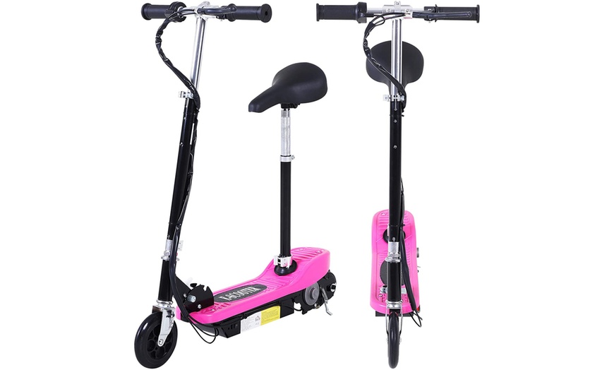 Image 19: HomCom Kids' E-Scooter