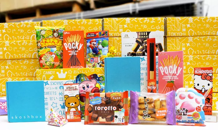 Monthly Subscription for a Surprise Box of Japanese Candy (2 Sizes Available) from Skoshbox (Up to 50% Off) - Primary Image