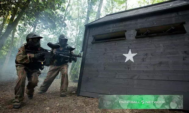 Paintball with 100 Balls and Light Lunch for Five, Ten or 15 at Paintball Networks, Multiple Locations - Primary Image